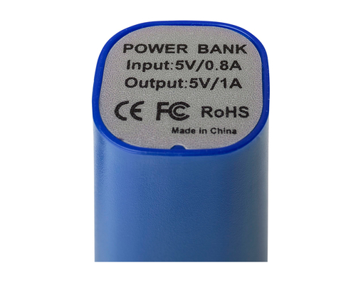 Power Bank Пластиковый Верус "Verus" S1003 синий 2200 mAh